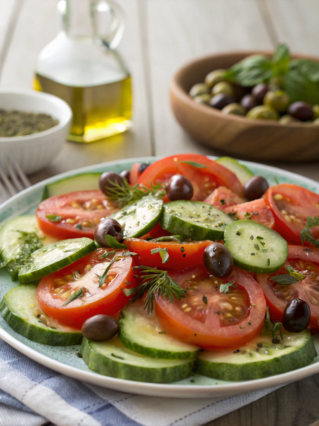 tomato cucumber salad recipe